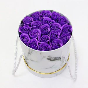 Rose Bouquet Box in Basket