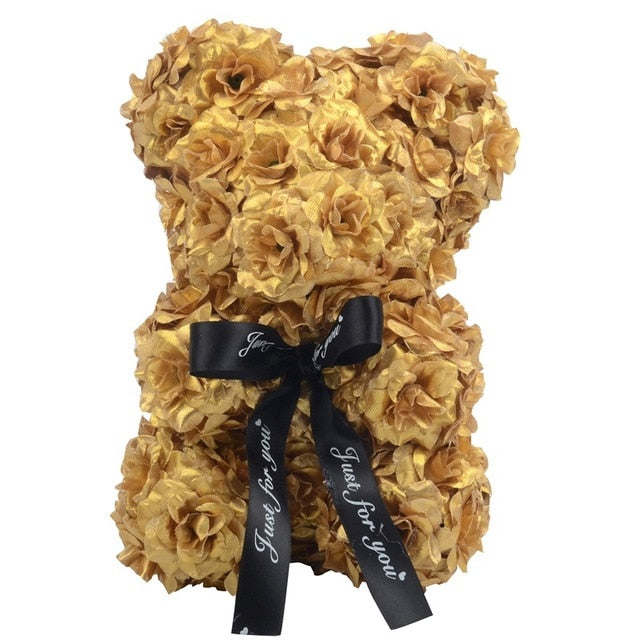 Gold shop rose bear