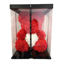 Load image into Gallery viewer, Red Bear with White Heart 40cm