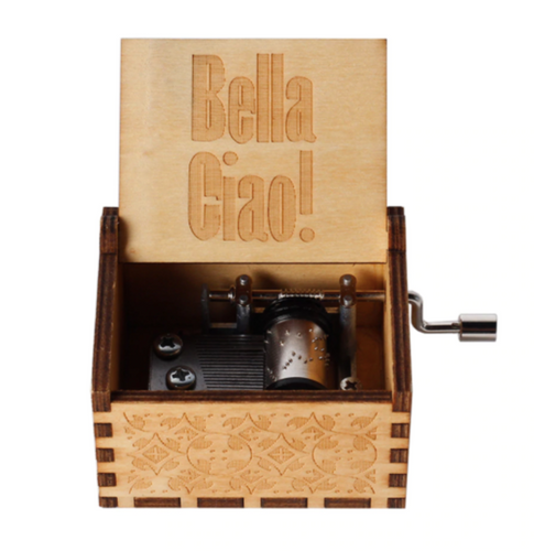Miniature Wooden Music Box