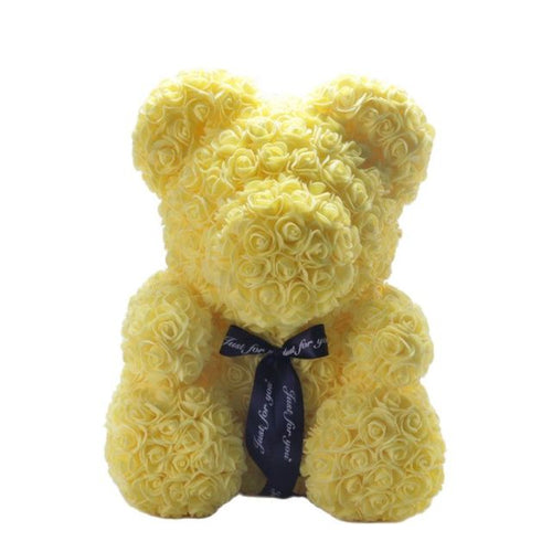 Honey Yellow Rose Bear 40cm