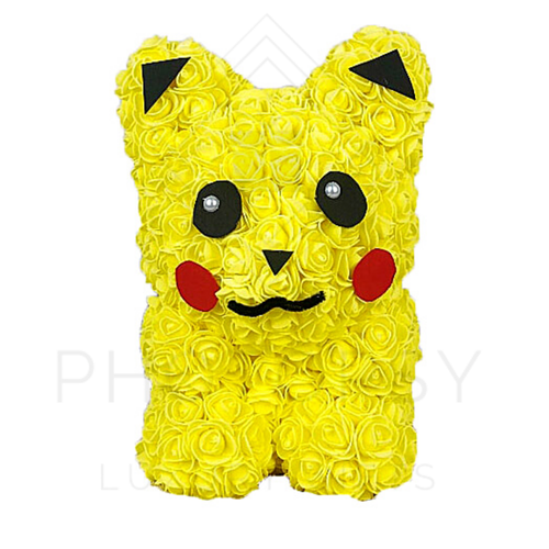 Pikachu Inspired Rose Bear