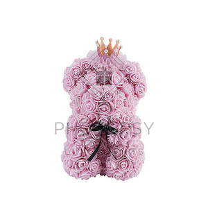 25CM Princess Rose Bear