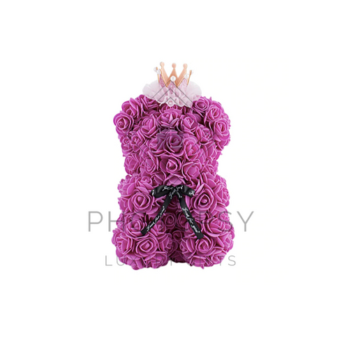 25CM Princess Rose Bear