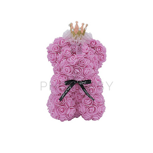 25CM Princess Rose Bear