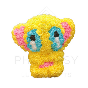 stitch rose bear yellow