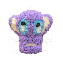 Görseli Galeri görüntüleyiciye yükleyin, stitch rose bear purple