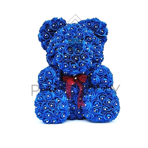 Cadeau de luxe ours rose en diamant