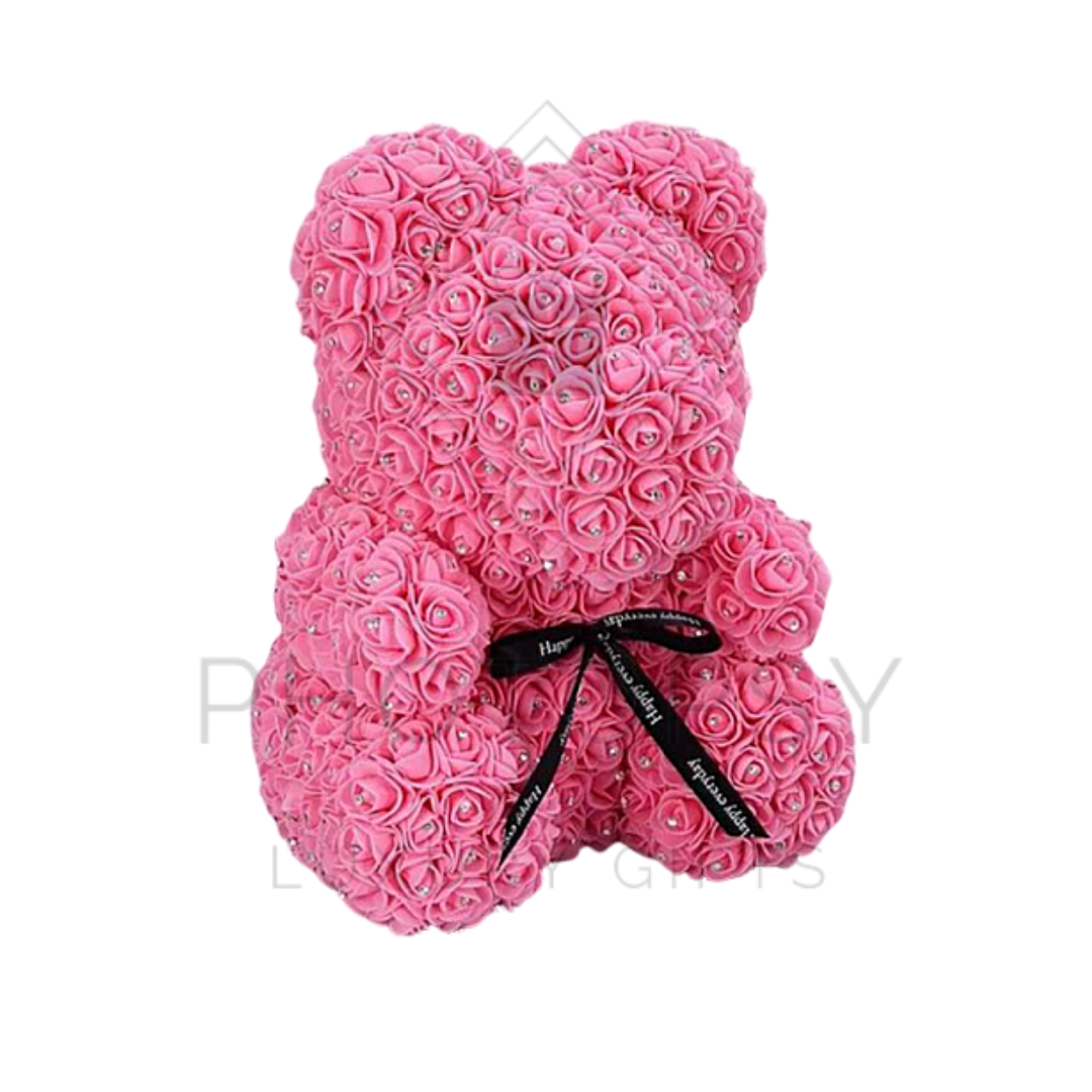 Rose bear with sales diamonds