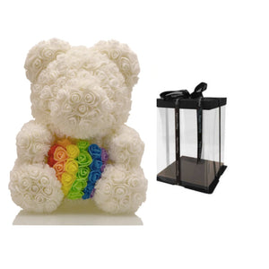 Rainbow Rose Bear