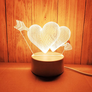 3D Lush Love Lamps