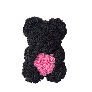 Personalised Love Heart Rose Bear