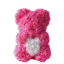 Charger l&#39;image dans la galerie, Personalised Love Heart Rose Bear