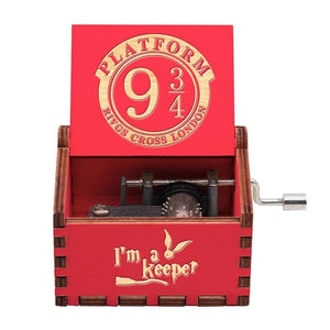 Miniature Wooden Music Box