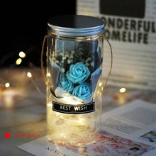 Charger l&#39;image dans la galerie, LED Rose Fleurs dans une bouteille en plastique
