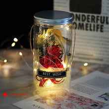 Load image into Gallery viewer, LED Rose Flowers in Plastic Bottle
