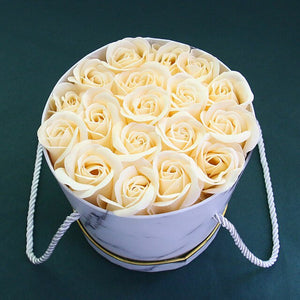 Rose Bouquet Box in Basket