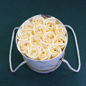 Rose Bouquet Box in Basket