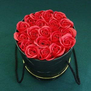 Rose Bouquet Box in Basket