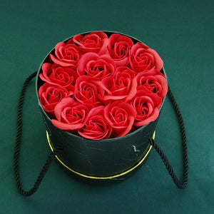 Rose Bouquet Box in Basket