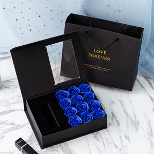 12 Roses in Luxury Jewellery Box