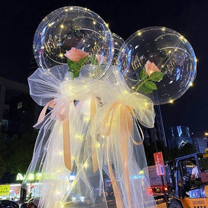 Light Up Rose Balloons