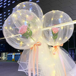 Light Up Rose Balloons