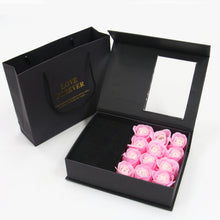 Load image into Gallery viewer, 12 Roses in Luxury Jewellery Box