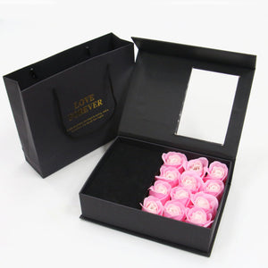 12 Roses in Luxury Jewellery Box