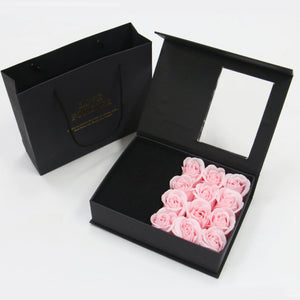 12 Roses in Luxury Jewellery Box