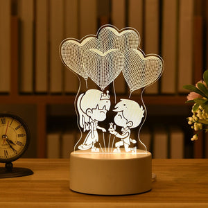 3D Lush Love Lamps