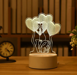 3D Lush Love Lamps